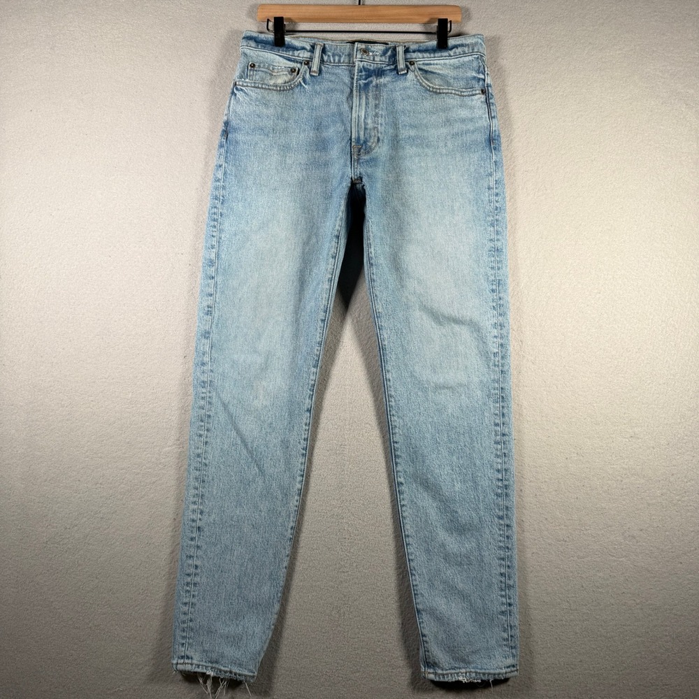 Abercrombie & Fitch 90s Slim Light Wash Vintage Stretch Jeans 33x32 Mens 14526